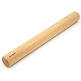 Bamber Wood French Rolling Pins for Baking, Dough Roller, Non-stick, Easy to Handle, Eco-friendly and Safe, Sleek and Sturdy - (11 Inch by 1-1/5 Inch)