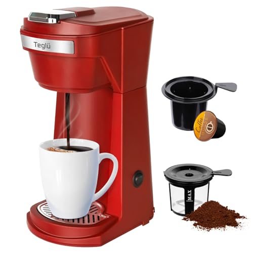 Ground Coffee Portable Single Cup Coffee Maker Teglu Single Serve