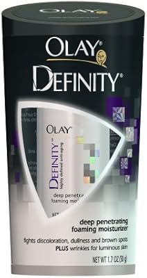 olay definity deep penetrating foaming moisturizer