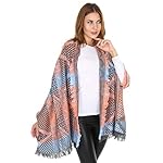 Womens Scarf Cashmere Feel Warm Soft Chunky Large Blanket Wrap Shawl Fringe Stylish Fall Winter