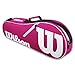 Wilson Advantage II Tennis Bag - Pink/White