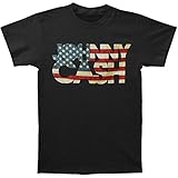 Johnny Cash Men's Americana T-shirt Black