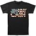 Johnny Cash Men's Americana T-shirt Black