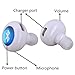 Shendong V4.1 Mini Bluetooth Earphones with Built-in Mic, Multi Function Remote Control Stereo Earbud, Wireless Headset for Android IOS Windows Smart Phone Laptop Computer and Bluetooth Device (White)
