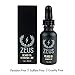 ZEUS Natural Beard Oil, Premium Conditioning Beard Oil to Soften Beard & Mustache – MADE IN USA (Verbena Lime) 1 oz.