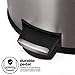 Home Zone Living 3 Gallon Kitchen Trash Can, Small Semi Round Stainless Steel, Step Pedal, 12 Liter