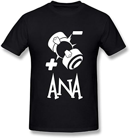 Edongquwe Mens Cool Tshirt Overwatch Ana Black L