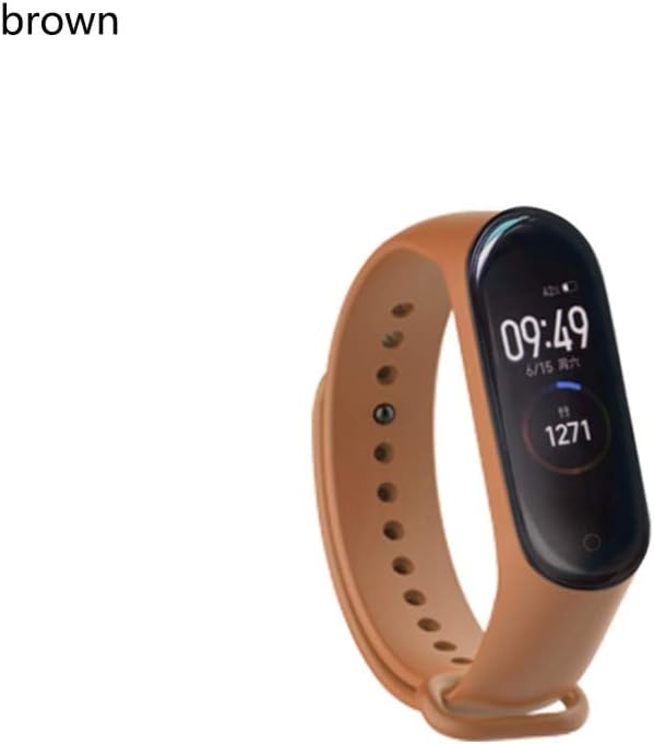 Jazmy Soft Silicone Wristband Replacement Watch Band Strap for Xiaomi Mi Band 4