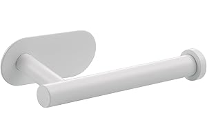 YUET Toilet Roll Holder Wall Mounted, 3M self Adhesive Toilet Roll Holder SUS 304 Stainless Steel Toilet Paper Holder No Dril