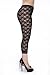 Unique Styles Lace Capri Leggings Tights - Assorted Styles & Colors, Black, Large