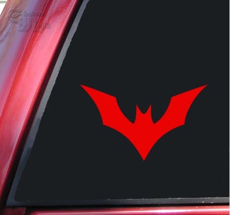 Batman Beyond Vinyl Decal Sticker - by ShadowMajik (4" X 2.4", Red)