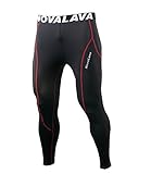 [NovaLava] Mens Womens Compression Tights Under Leggings Base Layer Pants B/R L