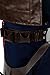 Mens Halloween Costume Red Striped Pants Black Pant Cosplay Uniform Outfits