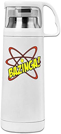 MeiXue Bazinga Big Bang Vacuum Cup Water Bottle White