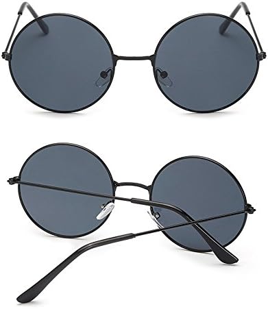 Round Retro Polaroid Driving Polarized Glasses Men Steampunk World John Lennon Style Sunglasses