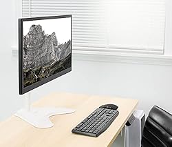 VIVO Single Monitor Desk Stand, Holds Screens up to