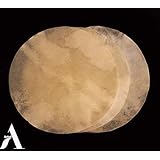 Goat Skin Djembe Head | Goatskin for Drum Doumbek| Natural Flat Round Piece GOAT SKIN Head untanned by AnNafi (10 inches)