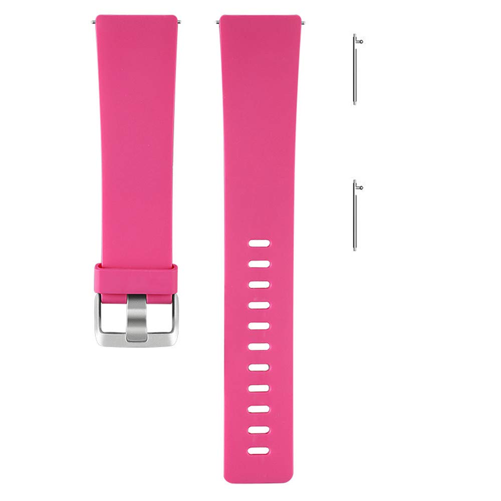 ZellyPower Watch Band Compatible for Fitbit Versa 2/Fitbit Versa/Fitbit Versa Lite for Women Men, Classic Soft Silicone Sport Strap Replacement Wristband for Fitbit Versa Smart Watch