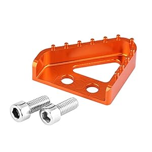Rempedaal achter, motorfiets CNC rempedaal treeplank punt achter voor RC 125/200/390 690/990(oranje)