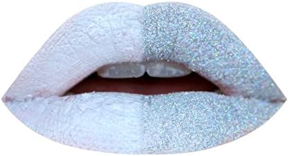 Glitter Lipstick Duo- STARSTRUCK- Go from day to night time ready! Lipstick and Cosmetic Glitter Pots with Lip Brush- All Natural base. Handmade in the USA. Vegan Friendly and Cruelty Free