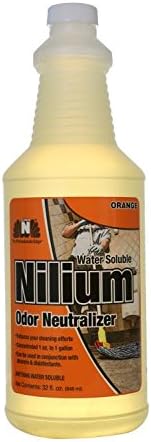 Nilodor 32 WSR, Nilium Water Soluble Concentrate Deodorizer, Orange, Quart, 6-pack