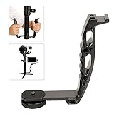 Gimbal Hand Grip Compatible for DJI Ronin S SC,Universal Handle Grip L Bracket Monitor Mount for Zhiyun Crane V2 WEEBILL/Moza AirCross/Hohem/Feiyu AK2000 4000 Gimbal Accessories