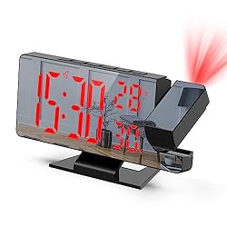 JXTZ Projection Alarm Clock, Alarm Clock Projection