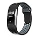 SWEES Silicone Sport Bands Compatible Fitbit Charge 2, Breathable Sport Replacement Bands with Air Holes Small & Large (5.7