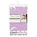 Llamas and Unicorns 4 Pack Flannel Burp Cloth Set - 4 Deluxe Flannel Burp Cloths, Plaid, Llamas, Dot, Unicorn Moon Print, Purple, Gray and White, 11.5 in x 20 in