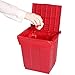 Bel-Art Polypropylene Biohazard Disposal Can with Lift-up Cover for 19W x 23 in. H Bags; 9 x 12 x 11¹/₂ in. (F13197-0000)
