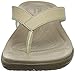 Crocs Women's Capri V Flip Flop, Casual & Simple Sandals for Women, Chai/Walnut, 10 M US