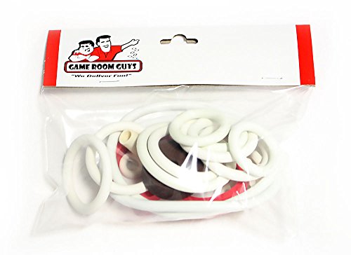 Williams Straight Flush Pinball White Rubber Ring Kit