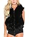 iHeartRaves Stardust Space Galaxy Panther Hood Rave Fur Vest (Small)