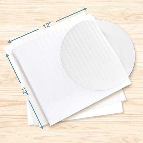 Premium Foam Packing Sheets(100 Count, 12x12 inches) Cushion Foam Wrap Sheets, Moving Supplies