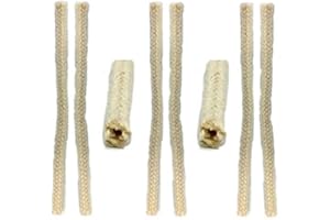 DAN'S DAUGHTERS' CONTAINERS 10' x 3/16" Wick It Up with Us Turbo Air Core Technology Wick Long. Round Braided Cotton Replacement Wick for Rock Candle Kerosene Alcohol Oil Lamp and Candle Lamp Burner Lantern Stove 09