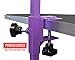 Downtown Pet Supply Dog Grooming Arm with Clamp and Loop, 1 Haunch, Purple - Adjustable Steel Grooming Table Arm
