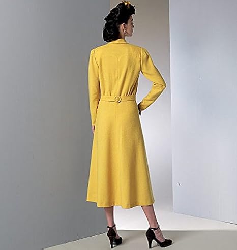 Amazon Co Jp Vogue Patterns ヴィンテージ 1930年代 デザイン プルオーバー ワンピースドレスとベルトの型紙セット サイズ Us6 8 10 12 14 9127 ホーム キッチン