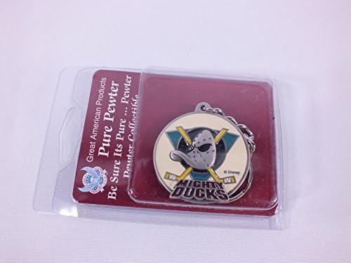 ANAHEIM MIGHTY DUCKS NHL KEY CHAIN PEWTER COLLECTIBLE BY AMERICAN PRODUCT (D96)