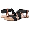 MUDAN-Womens-Elastic-Flat-Sandals
