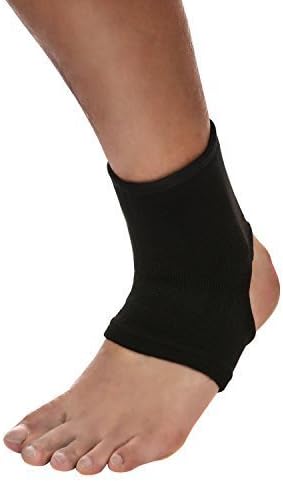 Tamasiyi 805N Neoprene Compression Ankle Sleeve Ankle Support Ankle Strap Brace Latex Free S to L Tennis, Badminton, Jogging, Hiking, Soccer (S(Men Shoe Size: US6~US8.5))