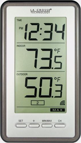 La Crosse Technology WS-9160U-IT Digital Thermometer with Indoor/Outdoor Temperature by La Crosse Technology