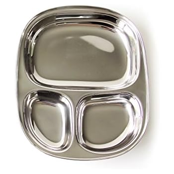 ECOlunchbox Kid's Tray - Divided Stainless Steel Tray