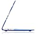 Kuzy Compatible with MacBook Air 13 inch Case 2020 2021 2018 MacBook Air M1 Case Hard Shell MacBook Air 2020 Case Cover A2337 MacBook Air Case A2179 A1932 Laptop Case MacBook Air 13 inch, VF Blue
