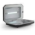 PhoneSoap Basic Cell Phone UV Light Sanitizer Box | Patented and Clinically Proven 360 Degree UV Light Sanitizer | (Black)