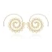 Sundear Vintage Bohemian Spiral Earring Circles Round Tribal Hoop Earrings (Big Heart loops)