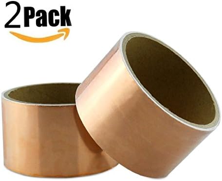 VEY Copper Foil Tape (1.97 inch x 6 ft) Guitar &amp; EMI Shielding