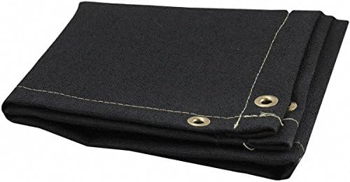 Steiner Industries 376-4X6 Welding Blanket, 4' Width, 6' Height, Black