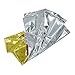YOKEPO Emergency Blanket Mylar Survival Blanket 83″ x 63″ Two-Sided Extra Large Moisture Proof and 90 Percentage Heat Retention Foil Space Solar Emergency Thermal Blanket Pack of 10thumb 4