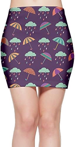 Dyyylwi Spring Rain Umbrellas Fashionazzle Cotton Slim Pencil Skirt