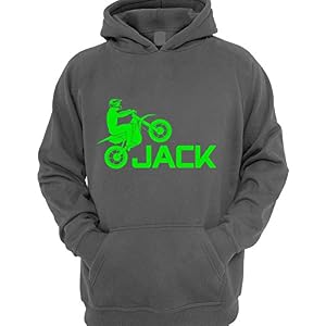 Personalised Motocross Dirt Bike Kid’s Children’s Hoodie
